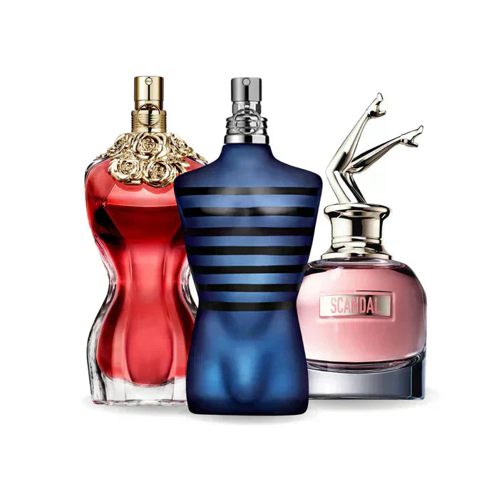 Coffret 3 Parfums : LA BELLE, ULTRA MALE & SCANDAL – 100 ml chacun