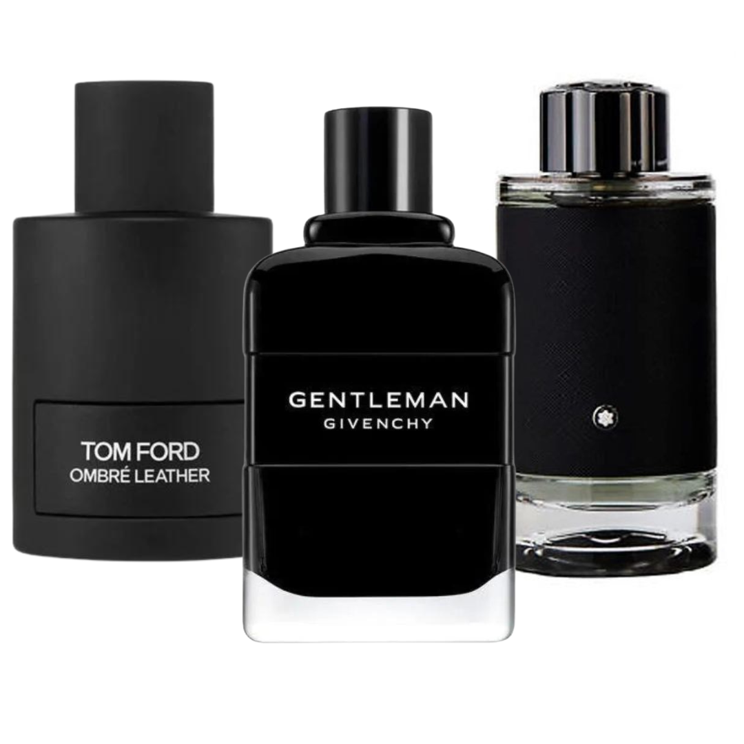 Coffret 3 Parfums : OMBRE LEATHER, GENTLEMAN & EXPLORER – 100 ml chacun